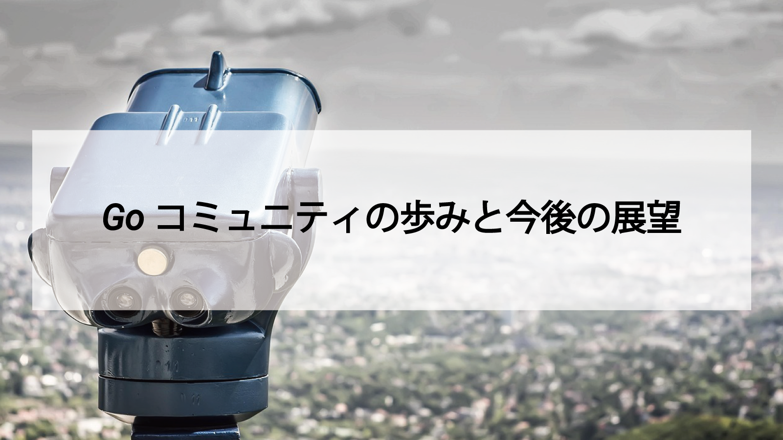 Goコミュニティの歩みと今後の展望